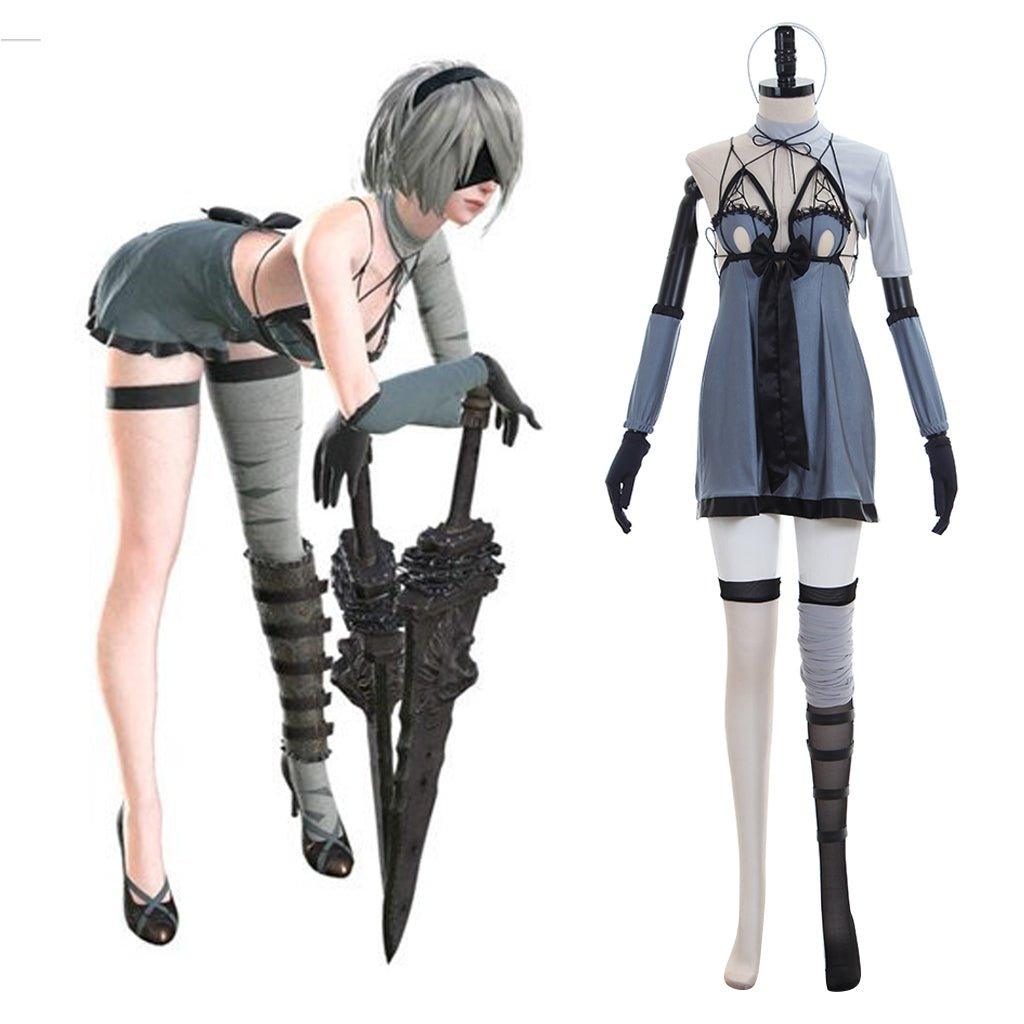 2B NieR Automata Cosplay Costume | Game Character Roleplay Outfit - Coscosmos