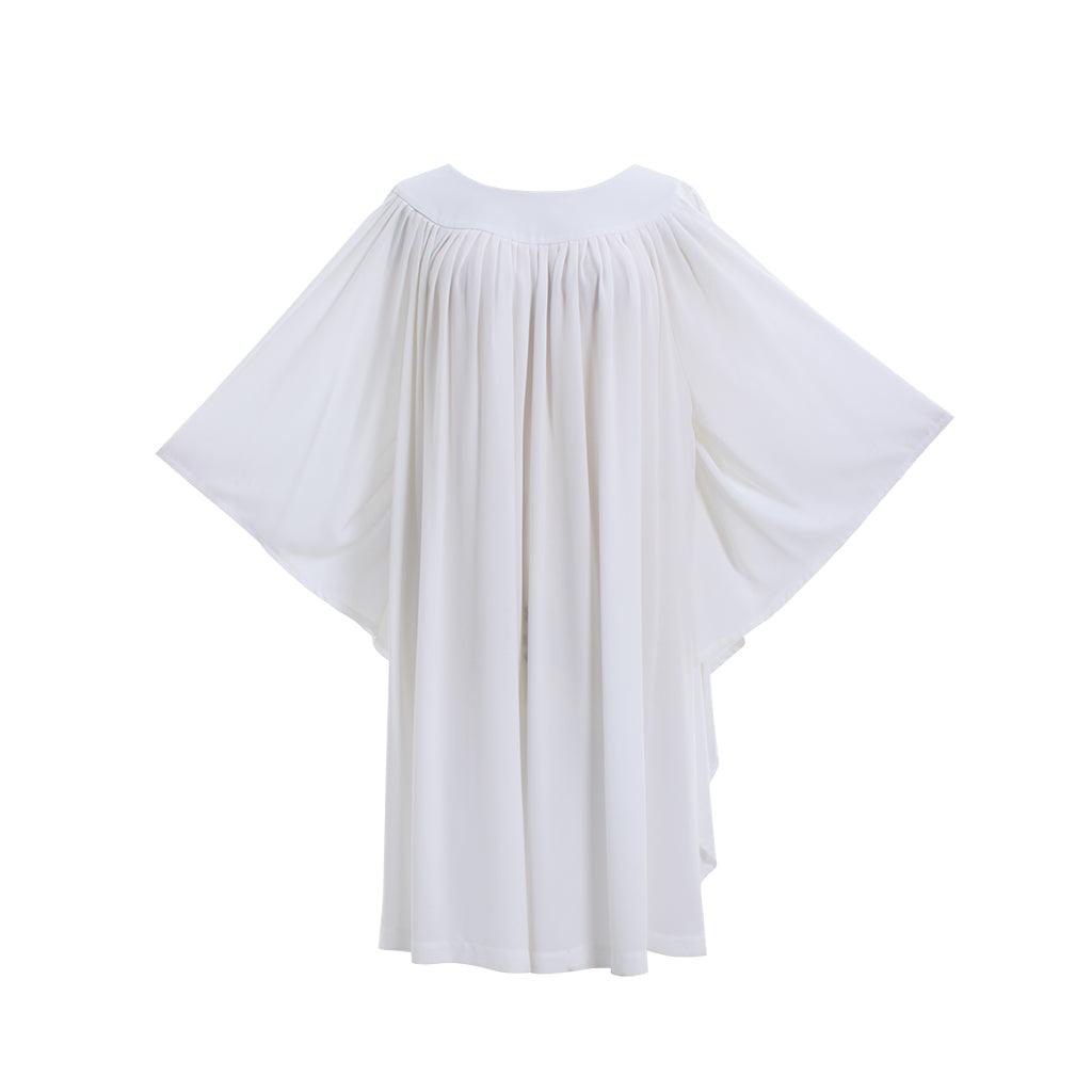 Traditional Women Church ALB White Vestments Chasuble Catholic Priests Clergy Surplice Costume