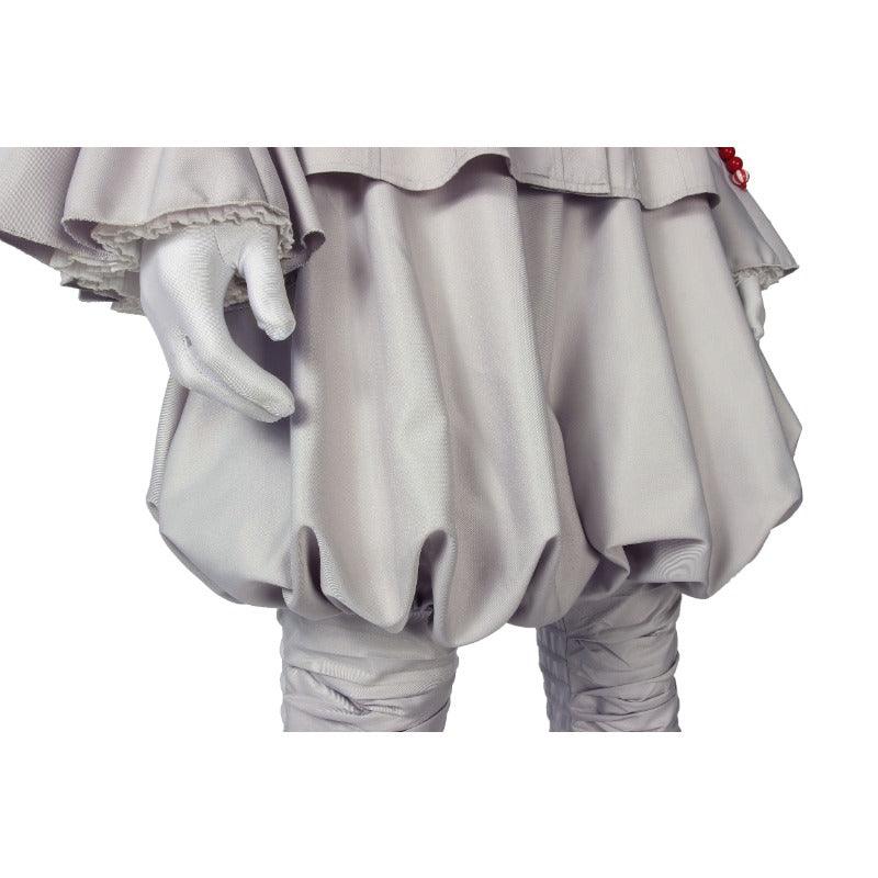 The Dancing Clown Joker Cosplay Costume with White Scarf and Accessories - Halloween Outfit