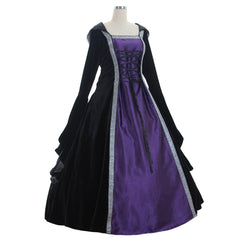 Medieval Retro Dress Victorian Tudor Spanish Noble Dress Halloween Carnival Party Cosplay Costume