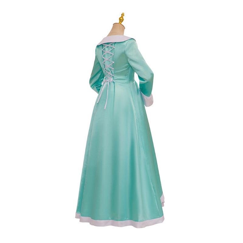 Princess Rosalina Cosplay Costume - Blue Long Dress with Crown Accessories for Women & Teens