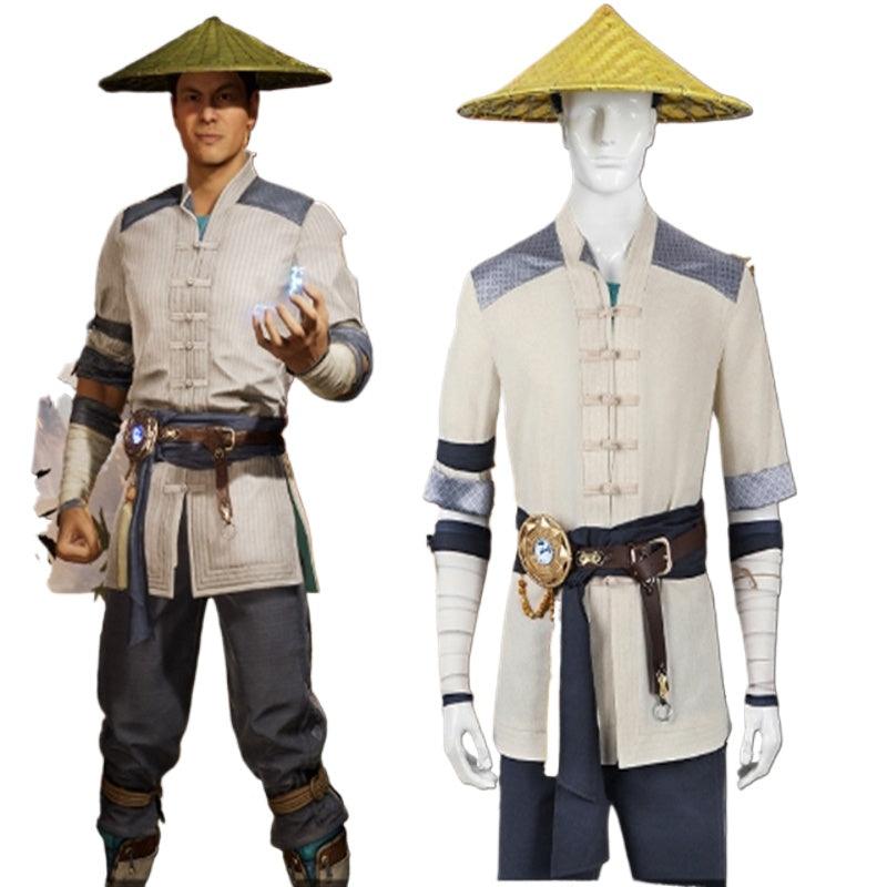 Mortal Kombat Raiden Cosplay Costume | Men’s Halloween Carnival Outfit | Tops & Pants Uniform