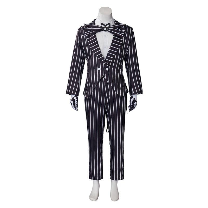 Jack Skellington Cosplay Costume Halloween Suit - Jacket & Pants Outfit