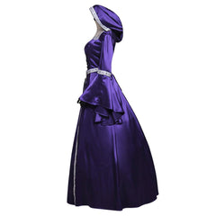 Medieval Vintage Southern Dress Halloween Women's Cosplay Court Noble Robe Ancient Bell Sleeve Princess Costume Hooded Dress