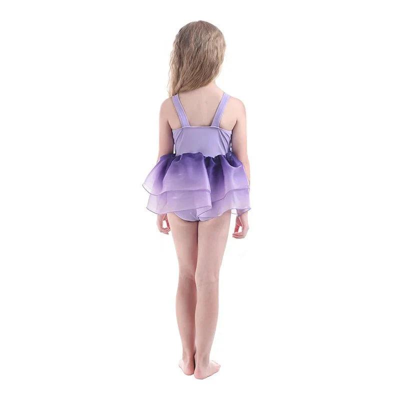 3 - 14 years Summer Girl One Piece Swimsuit Toddler Princess Bowknot Children Kokomi Swimwear Kids Bikini Bathing Suit - Coscosmos