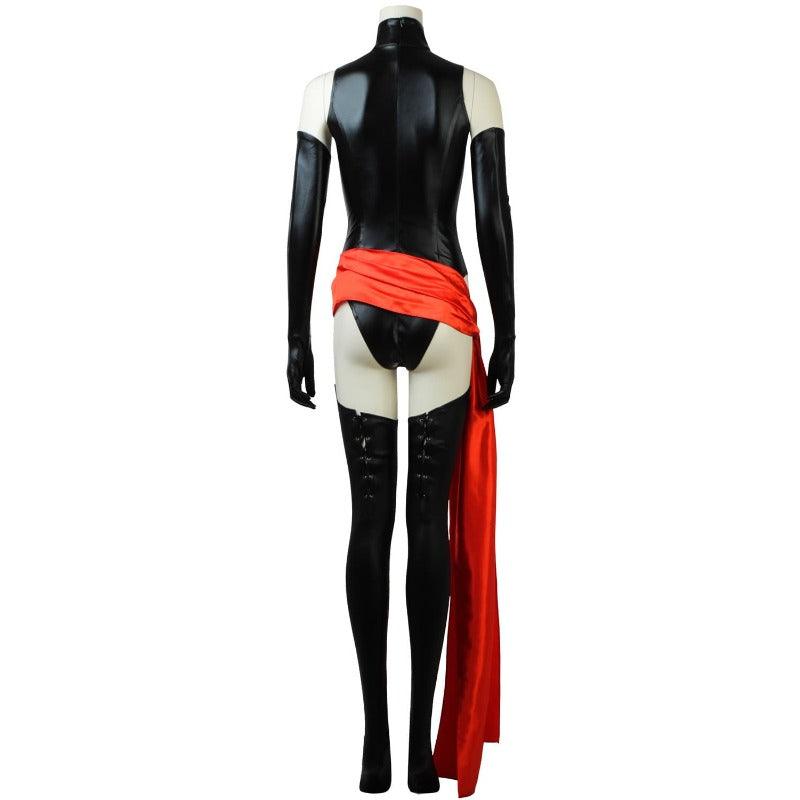 Ms.Shiny Superhero Costume - Red Waistband Movie Cosplay Halloween Outfit for Women