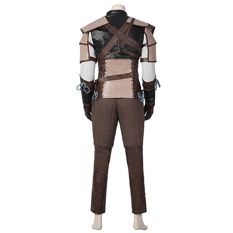 Witcher 3 Geralt of Rivia Cosplay Costume Leather Jacket Wild Hunt Hero Suit for Halloween