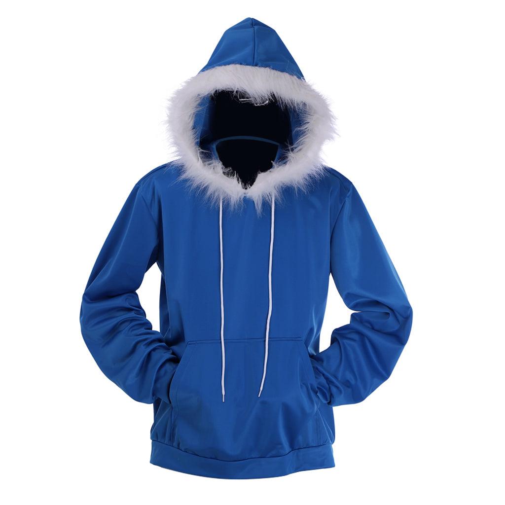 Undertale Sans Cosplay Costume for Men – Blue Hoodie Game Cosplay Outfit