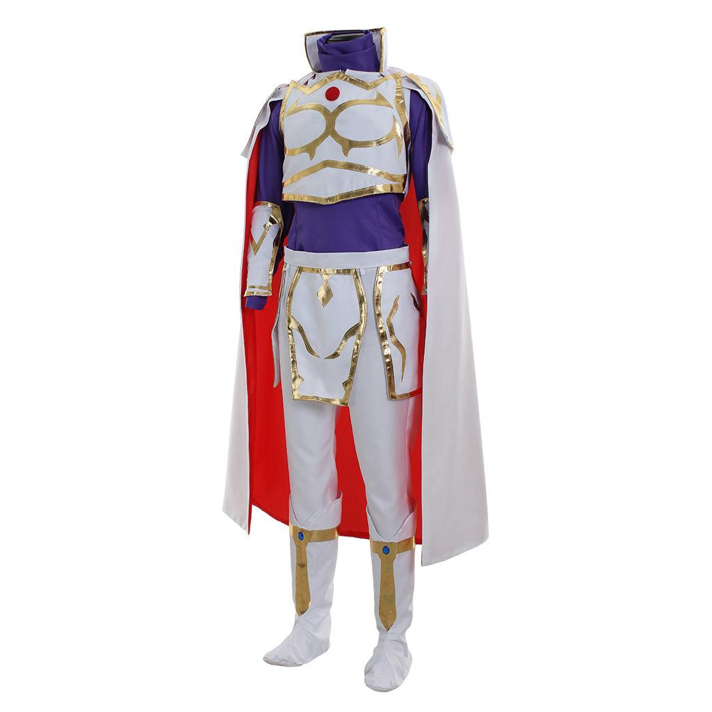 Fire Emblem Awakening Leif Cosplay Costume – Fancy Battle Uniform with Cloak