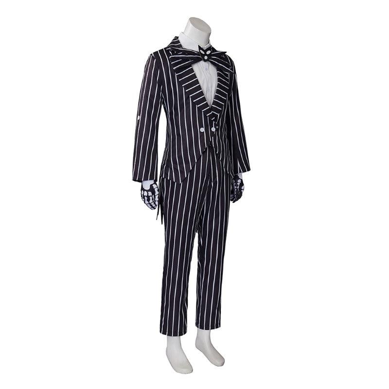 Jack Skellington Cosplay Costume Halloween Suit - Jacket & Pants Outfit