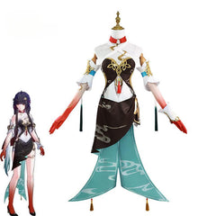 Honkai Star Rail Lingsha Cosplay Costume Vidyadhara Healer Lingsha Women Suit Halloween Carnival Party Uniform