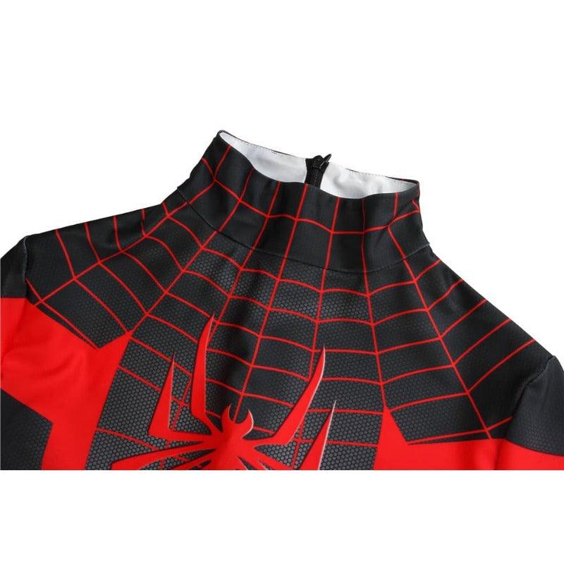 Miles Morales Spider-Man Cosplay Bodysuit 3D Spandex Jumpsuit Halloween Costume