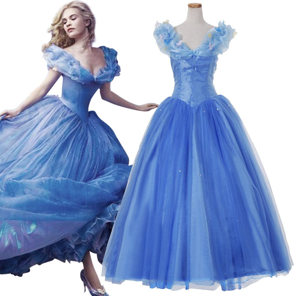 Disney Cinderella Princess, Prince, Stepmother, and Maid Cosplay Costume Series