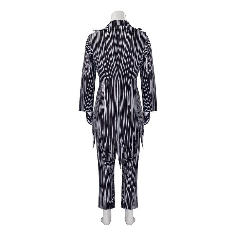 Jack Skellington Halloween Town Cosplay Costume Outfit for Halloween Carnival