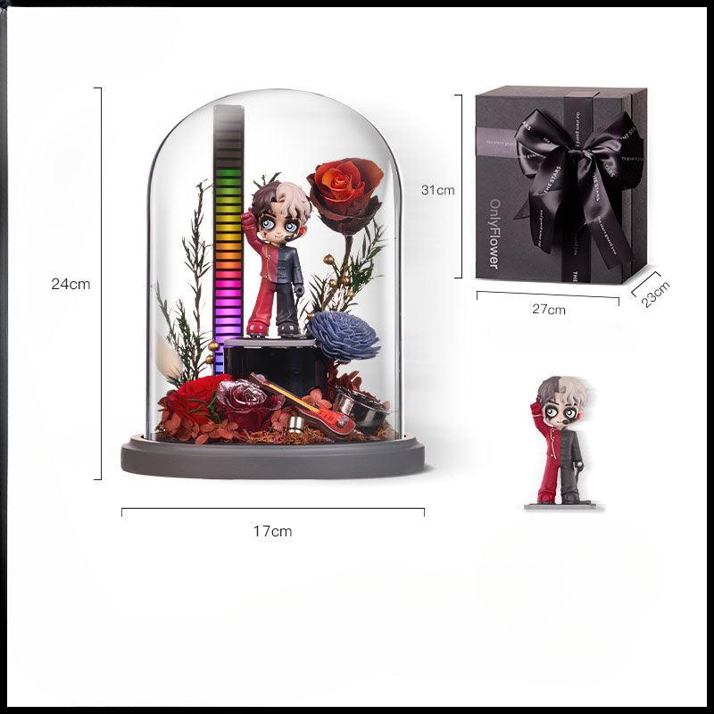 Wang Jia'er Eternal Rose Figurine Gift Box - POPMART Birthday Gift for Her