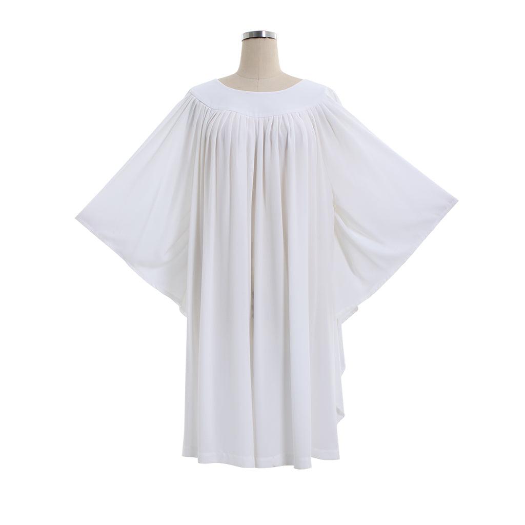 Traditional Women Church ALB White Vestments Chasuble Catholic Priests Clergy Surplice Costume