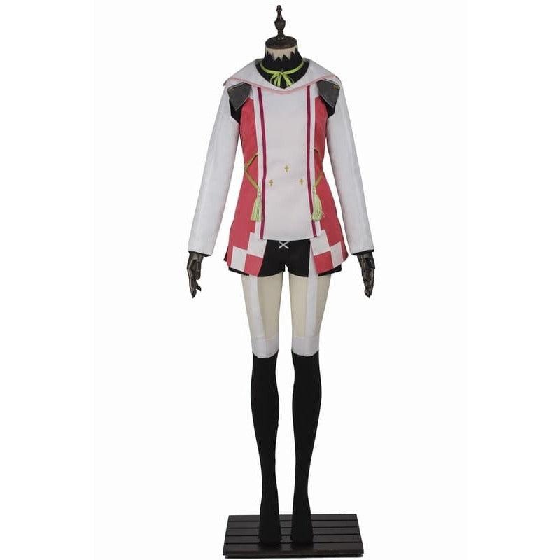 Tales of Zestiria Cosplay Costume Women’s Sorey Uniform with Cloak & Socks Full Set for Halloween