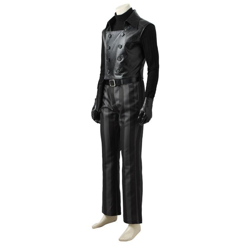 Spiderman Into the Spider-Verse Spider-Man Noir Cosplay Costume with Shoes