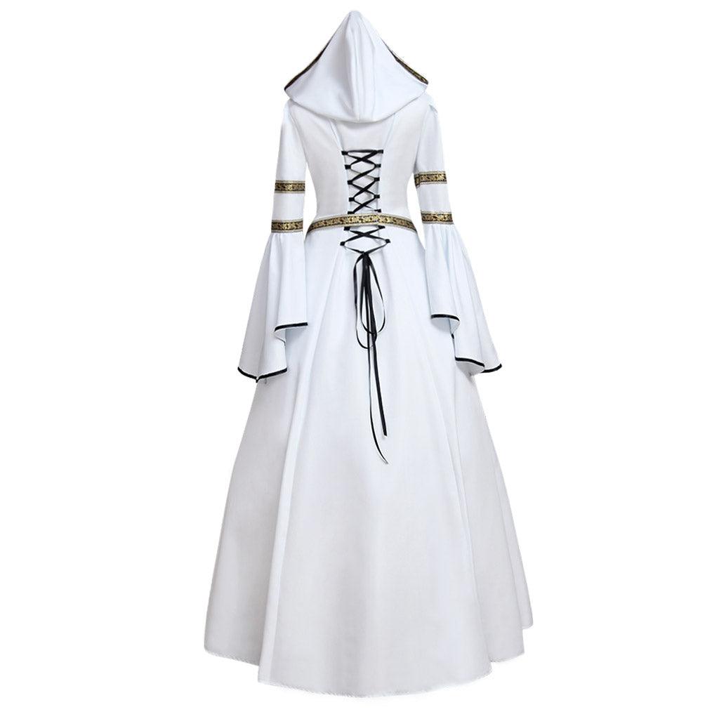 Women's Medieval Victorian Renaissance Wedding Dress Halloween Carnival Party Vampire Cosplay Ball Gown