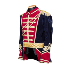 Medieval Military Officer Soldier Cosplay Costume - Regal Ballet Musical Jacket with Hat | Coscosmos