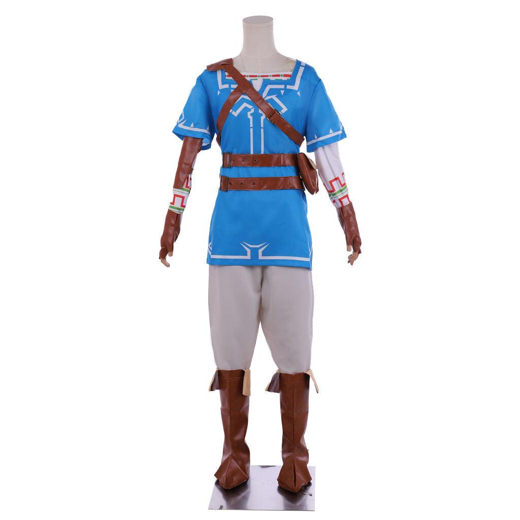 Game Zelda: Breath of the Wild Link Cosplay Costume Full Set - Authentic Hero Outfit