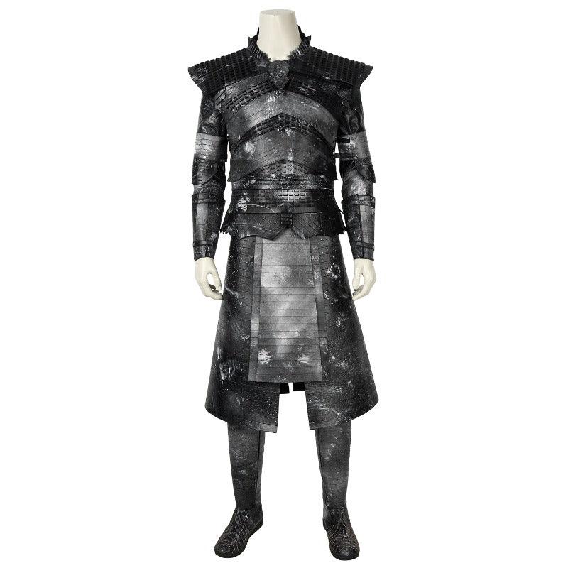 Game of Thrones Night’s King Cosplay Costume – White Walker Commander Roleplay Outfit for Halloween