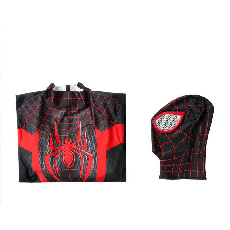 Miles Morales Spider-Man Cosplay Bodysuit 3D Spandex Jumpsuit Halloween Costume