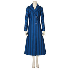 Mary Poppins Returns Navy Blue Cosplay Costume for Adults