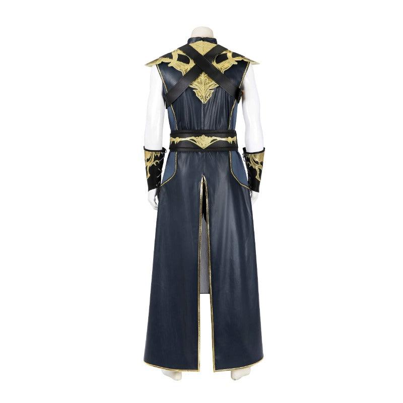 The Dark Urge Cosplay Costume for Male White Dragonborn Sorcerer BG3 Full Set with Shoes