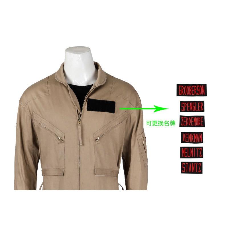 Male Gary Grooberson Cosplay Costume - Ghostbusters Jumpsuit with Accessories, Tailor-Made Options