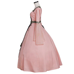 Pink Medieval Renaissance TUDOR Wedding Ball Gown Dress Costume