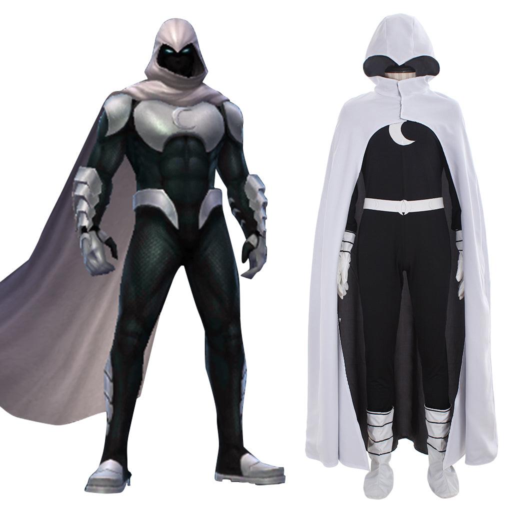 Moonlight Knight Black Version Cosplay Costume (Includes Boots Covers)