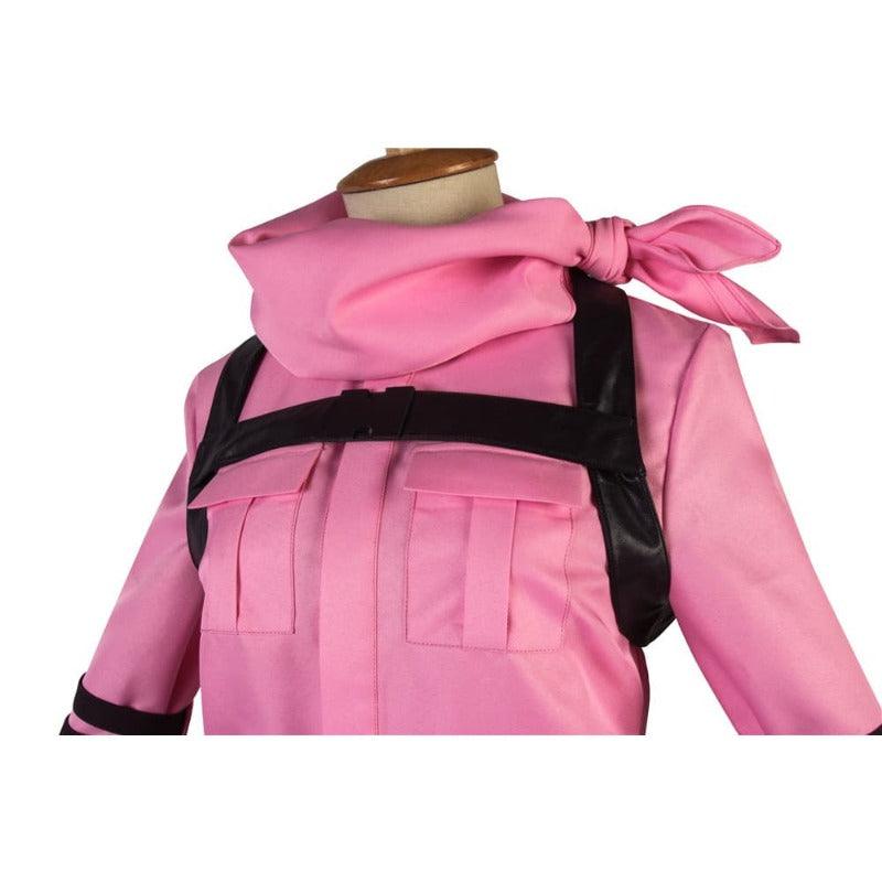 LLENN Sword Art Online GGO Cosplay Costume - Custom Made Pink Uniform