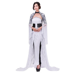 Final Fantasy XV Lunafreya Nox Fleuret Cosplay Costume Evening Party Dress for Women