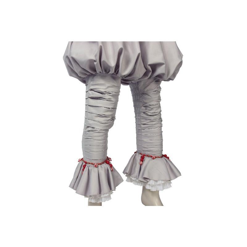 The Dancing Clown Joker Cosplay Costume with White Scarf and Accessories - Halloween Outfit