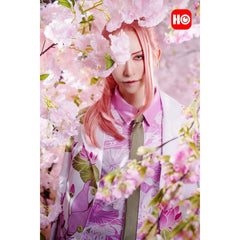 Tokyo Anime Cosplay Costume Exhibition Suit Haruchiyo Sanzu Uniform Pink Scorpio 4PCS Dress Up Halloween Gift