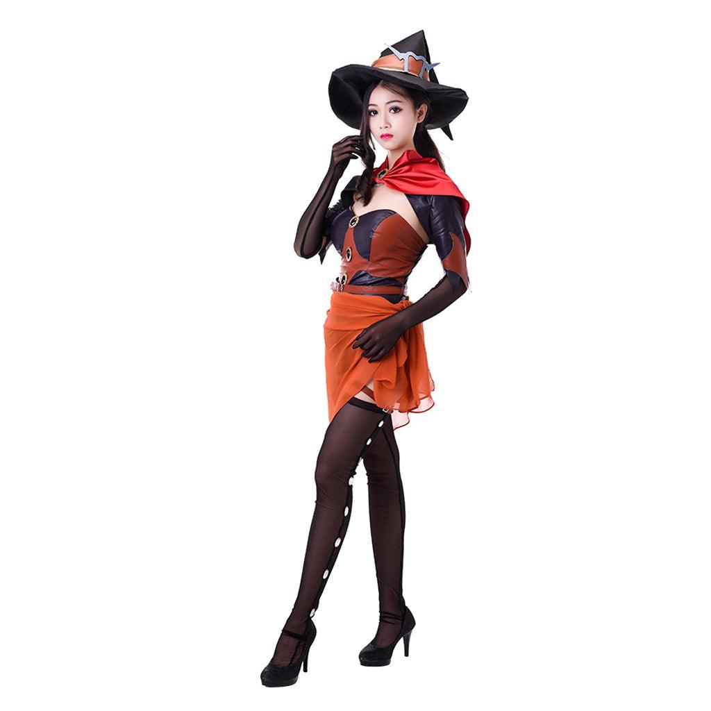 Legend Mercy Angela Ziegler Witch Skin Cosplay Costume | Game Cosplay Series