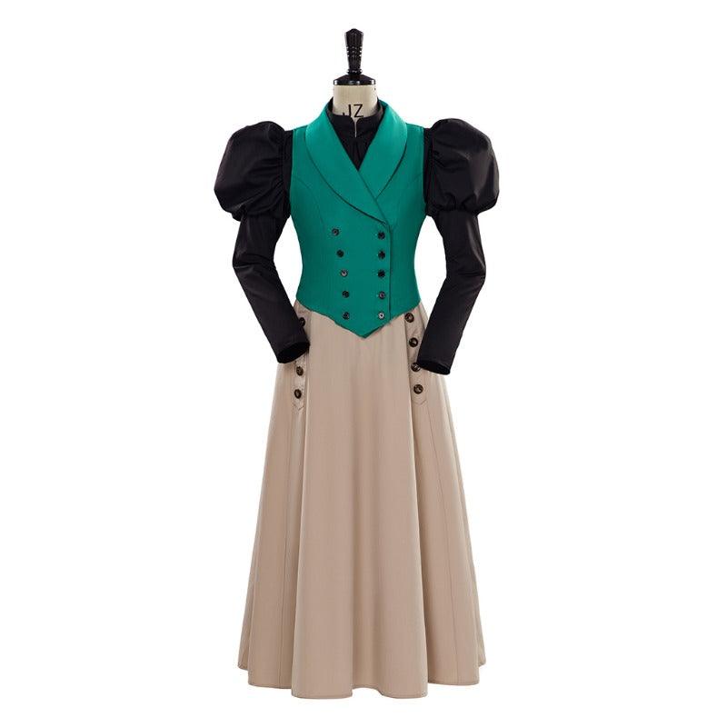 Victorian Edwardian Medieval Renaissance Ball Gown Costume for Women - Cosplay Dress Suit