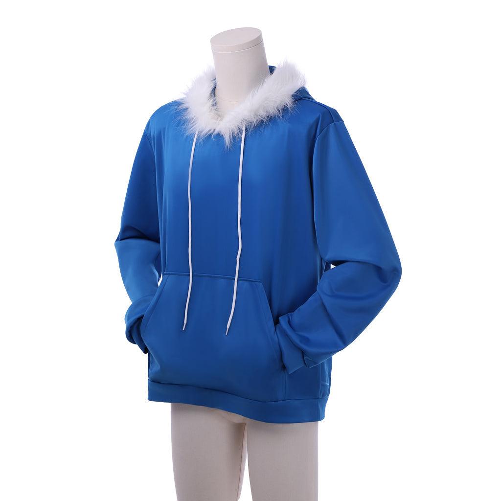 Undertale Sans Cosplay Costume for Men – Blue Hoodie Game Cosplay Outfit