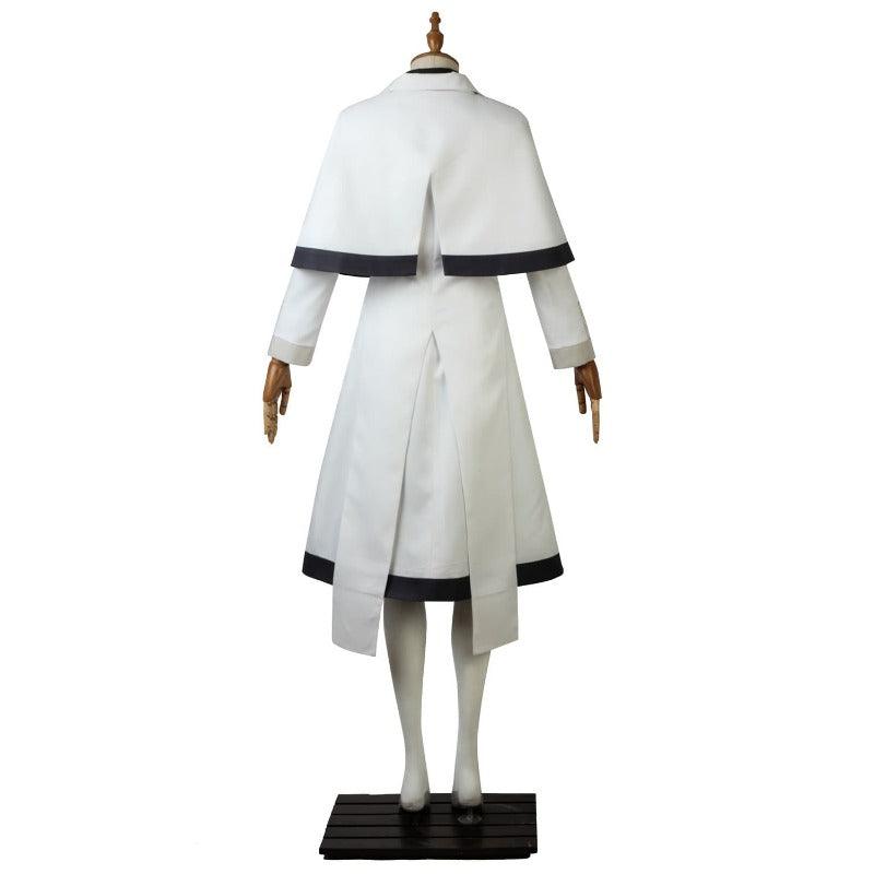 Yonebayashi Saiko Cosplay Costume White Trench Suit & Blue Wig - Tokyo Ghoul Anime Role Play