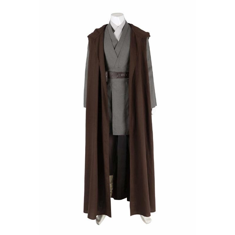 Obi-Wan Kenobi Cosplay Costume Full Set - Jedi Knight Cloak for Halloween & Carnival