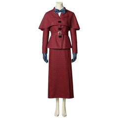 Mary Poppins Returns Belle Tiered Cosplay Costume - Elegant Cosplay Dress