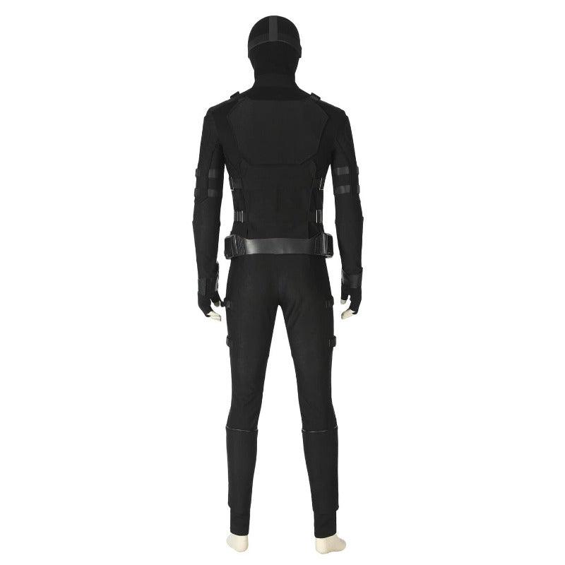 Spider-Man Far From Home Black Battle Suit Cosplay Costume Set - Peter Parker Sneak Version