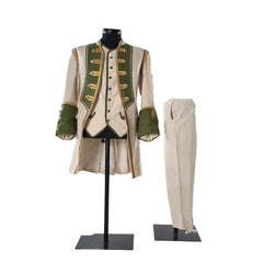 Victorian Civil War Steampunk Hussar Jacket Costume with Vest | Gothic Theater Uniform for Men