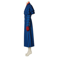 Mary Poppins Returns Navy Blue Cosplay Costume for Adults