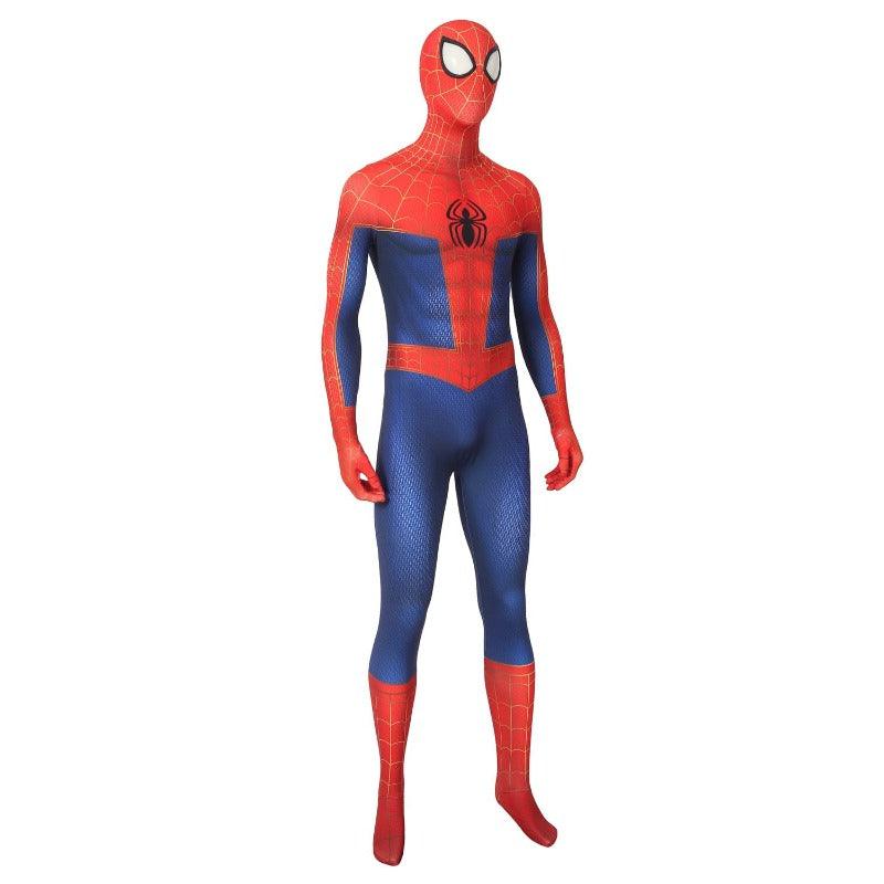 Spider-Verse Spiderman Cosplay Jumpsuit Bodysuit - Halloween Costume for Adults