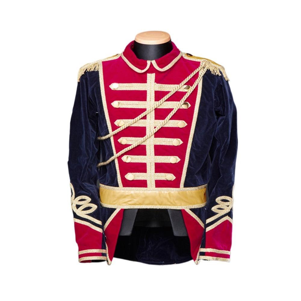 Medieval Military Officer Soldier Cosplay Costume - Regal Ballet Musical Jacket with Hat | Coscosmos