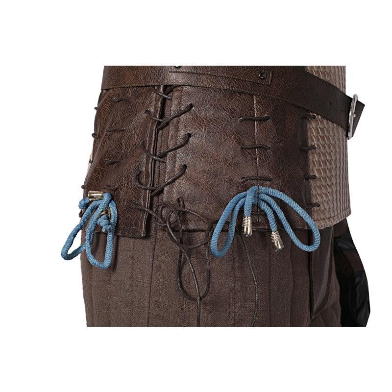 Witcher 3 Geralt of Rivia Cosplay Costume Leather Jacket Wild Hunt Hero Suit for Halloween