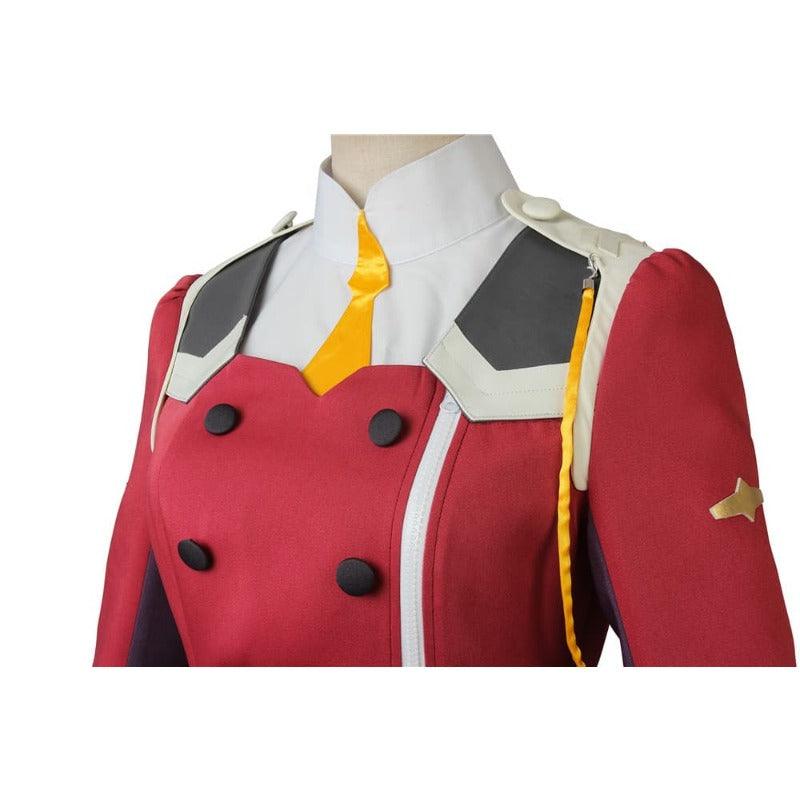 Zero Two Cosplay Costume - Darling in the Franxx Dress Uniform, Wig & Accessories for Women