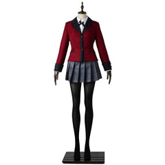 Kakegurui Yumeko Jabami Cosplay Costume - Japanese School Girl JK Uniform for Halloween & Compulsive Gambler Fans